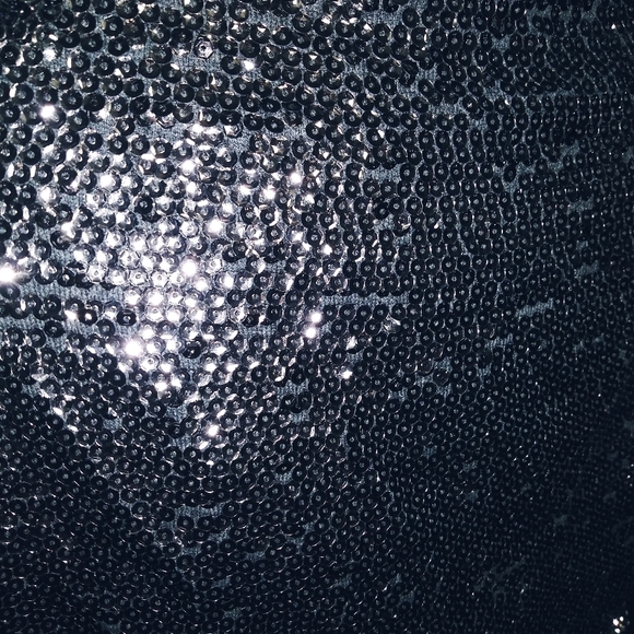 Silver sequin bomber jacket - Picture 6 of 6